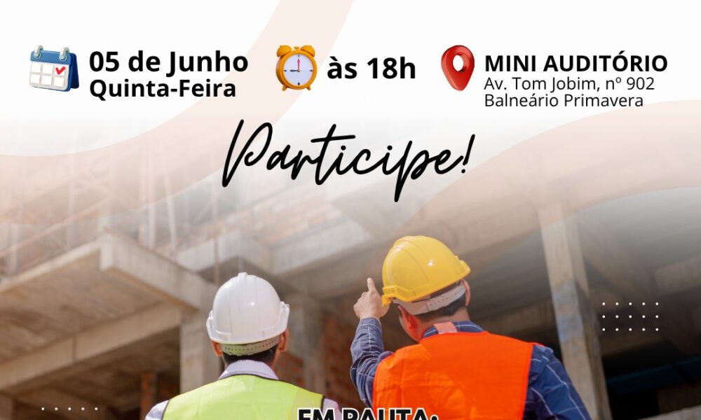 Reunião Setor Imobiliário Pontal do Paraná: Prefeitura Discute ITBI, Plano Diretor e PGVI
