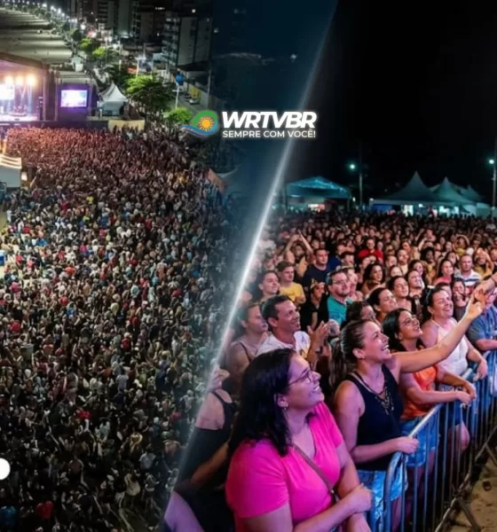Multidão nos shows de Ana Castela em Matinhos e Gian e Giovani em Pontal do Paraná durante o Verão Maior 2026.